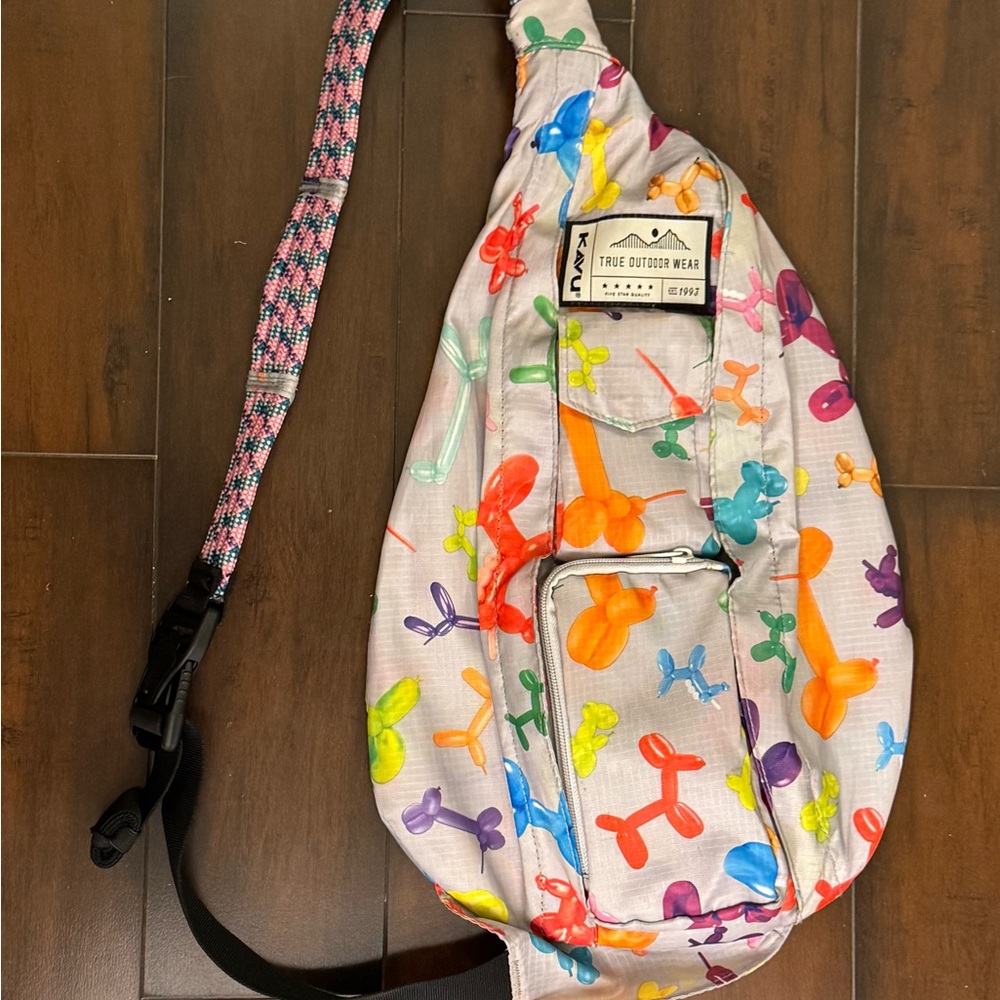 Kavu Multicolor Balloon Dog Sling Bag